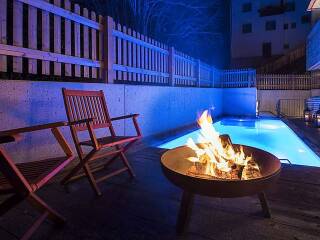 18. Catered chalet Stratus Ski Arlberg Zwembad en kampvuur